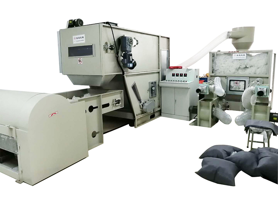 HJZXJ-500枕芯充（chōng）棉流水線